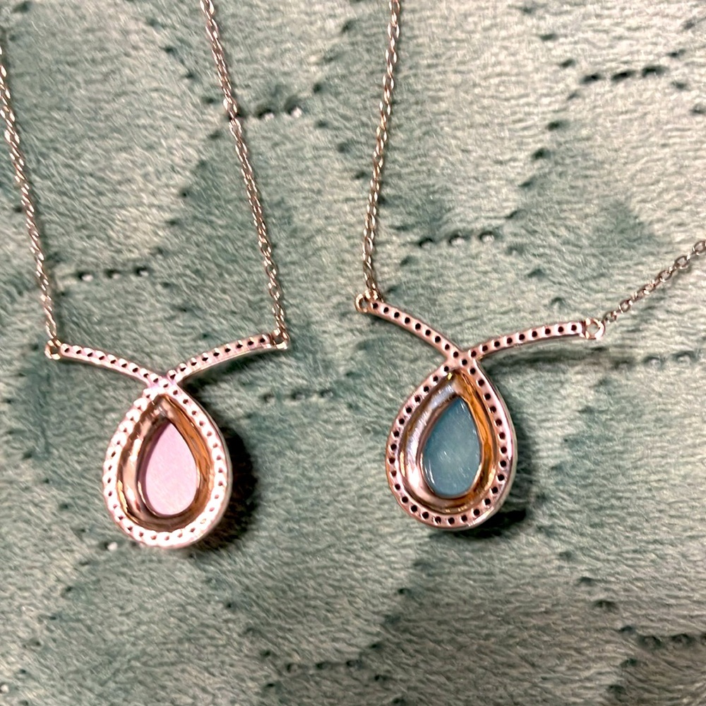 Pair of Colleen Lopez, beautiful gemstone necklaces - Picture 3 of 8